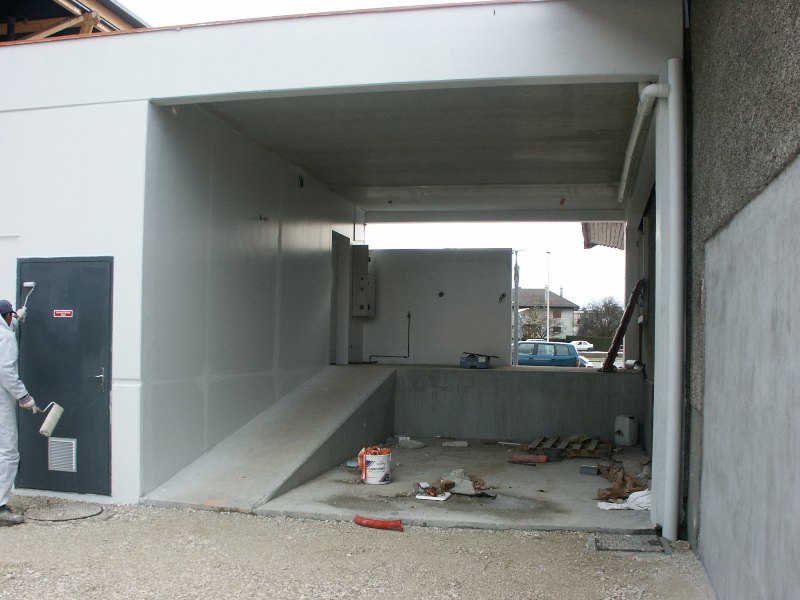 Sofaper chantier de la salle polyvalente de methet lasure prelor 3 sur beton 26