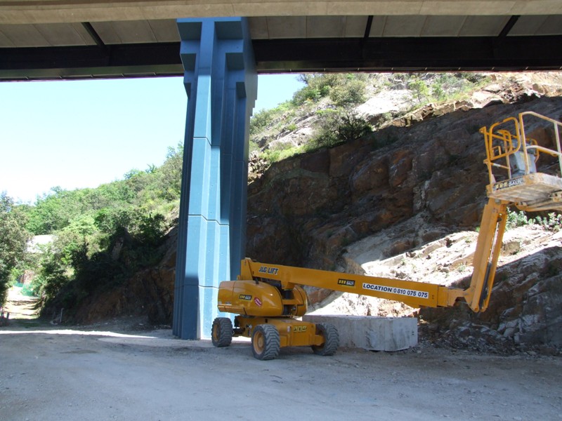 Sofaper Lasure Béton Lasure Spécial Grace Pieri - Viaduc de Fozieres ( Lodeve 34 ) 2