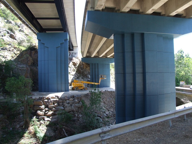 Sofaper Lasure Béton Lasure Spécial Grace Pieri - Viaduc de Fozieres ( Lodeve 34 ) 5