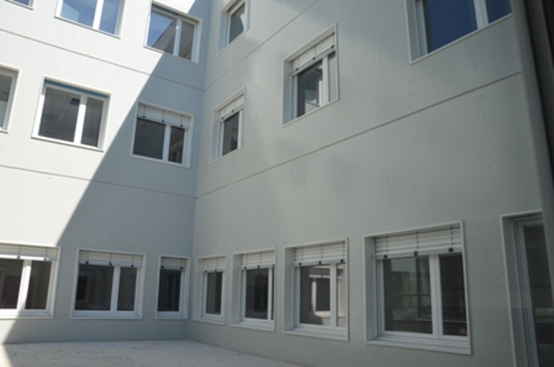 Sofaper Lasure Béton Grace Pieri - bouygues brezillon photos aulnay sous bois hopital robert balanger 9