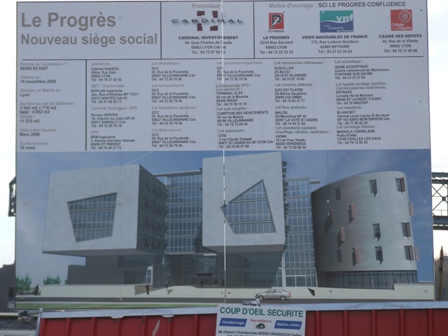 Sofaper gcc chantier du siege du journal le progres a lyon confluence 25