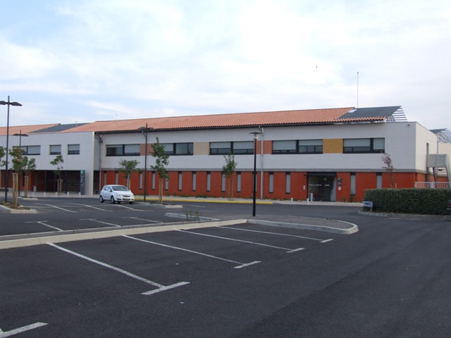 Sofaper sogea sud chantier hopital de lunel lasure beton 2
